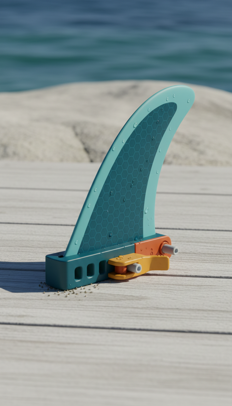 Adjustable Paddle Board Fin System